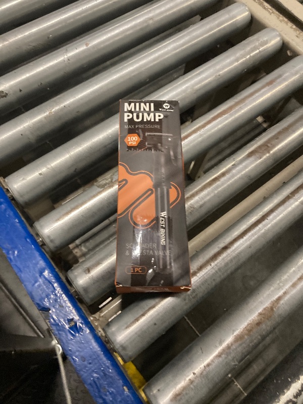 Photo 1 of Mini Bike Pumps with Presta & Schrader Valve?Hand Mini Pump, Portable Inflator Pump with Repair Kit?Fast Tyre Inflator Pump Road and Mountain Bikes, Balls etc (Black)