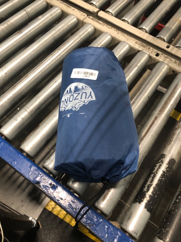 Photo 1 of [missing pump] Yuzonc Double Sleeping Pad - Self Inflating 4" Extra-Thick for 2 Person with Pillow Built-in Foot Pump Inflatable Sleeping Mat for Backpacking, Hiking, Traveling, Tent, Portable Camping Mat