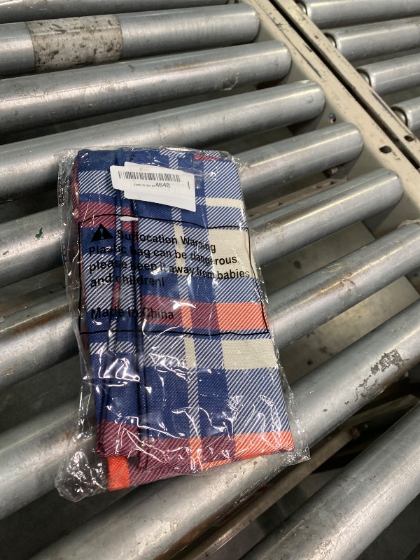 Photo 1 of ***missing one***4th of July Plaid Pillow Covers 20x20 Inch Patriotic Decorations Blue Red Buffalo Plaid Decorative Throw Pillow Cases Set of 2 Memorial Day Independence Holiday Cushion Cases Sofa Couch Bed Decor