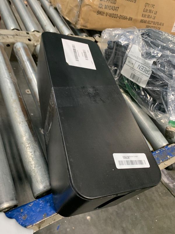 Photo 1 of Cable Management Box, Large Cord Organizer Box to Hide Power Strip & Under Desk,TV Computer Wires Cable Organizer Hider Box with Cable Clips&Reusable Cable Ties for Home/Office(Black)