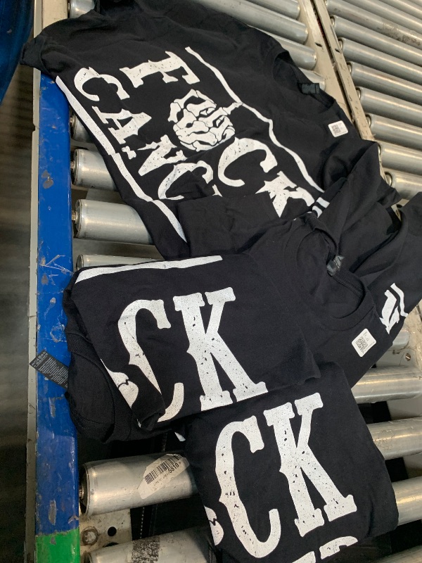 Photo 1 of ***4 pcs****Fuck Cancer Middle Finger Bone Skeleton Cancer Survivor T-Shirt