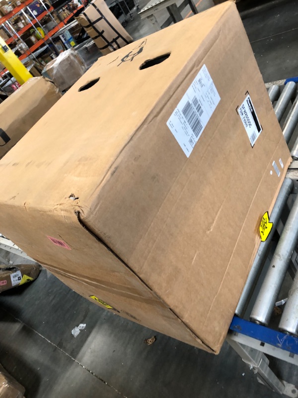 Photo 1 of **HANDLE IS DAMAGED**SentrySafe Fireproof and Waterproof Gray Steel Home Safe with Digital Keypad Lock, Floor Safe with Interior Lighting Secures Money, Documents, 2.05 Cubic Feet, SFW205GQC