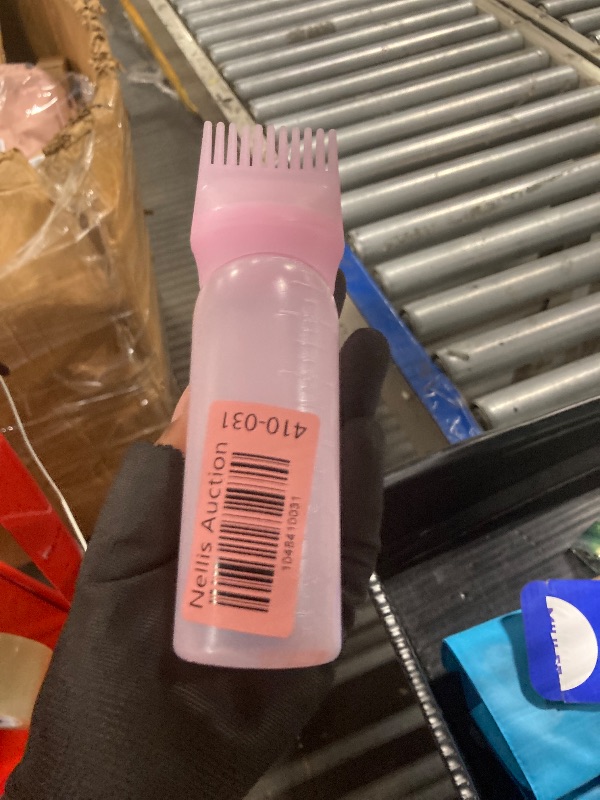 Photo 1 of 2 Piece Hair Oil Applicator Set, Root Comb Applicator Bottles and Hair Massage Brush, Hair Dye Brush Bottle Root Comb Applicator Hair Dye Comb and Head Massage Brush Hair Oil Applicator Bottle