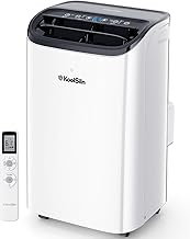 Photo 1 of 14,000 BTU Portable Air Conditioner Cools Up to 700 Sq.Ft, Auto-Evaporation Low Noise Portable AC Unit with Remote Control Fits for Large Room, Office, Garage,White