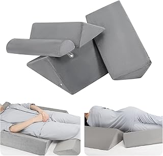 Photo 1 of ****PARCIAL SET*******  Wedge Pillows for Bed Positioning (4 in 1), Body Positioners for Side Sleepers to Relieve Back Pain, Prevent Bedsores, Elevate Knees, Wedge Pillows for Post-op