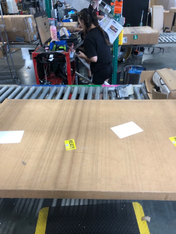 Photo 1 of      ******CUT*****OfficeSimpli Washer Dryer Countertop, Made in USA, Non-Slip Pads, Laundry Room Wood Topper, Washer Dryer Cover for Top, Laundry Guard, Laundry Countertop (California Walnut, Standard (27.5" x 54"))