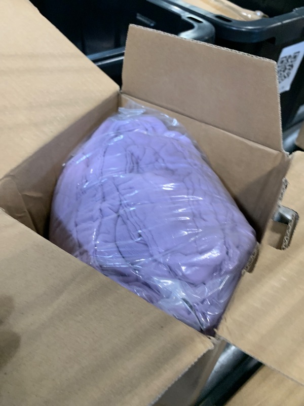 Photo 1 of ** PURPLE**
EMME Cotton Muslin Blanket King Size - Soft, Breathable Layering Blanket, 108"x90", Lightweight Gauze, All Season, Light Grey