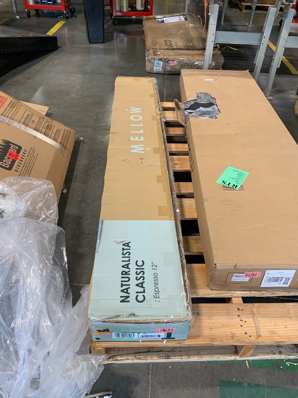 Photo 1 of Mellow Naturalista Classic 12-Inch Solid Wood Platform Bed | Wooden Slats, No Box Spring Needed, Easy Assembly | Twin, Espresso