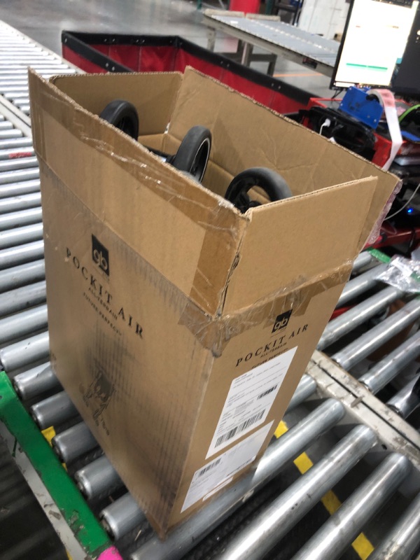 Photo 1 of **MINOR DAMAGE**gb Pockit Air All Terrain Ultra Compact Lightweight Travel Stroller with Breathable Fabric in Velvet Black
