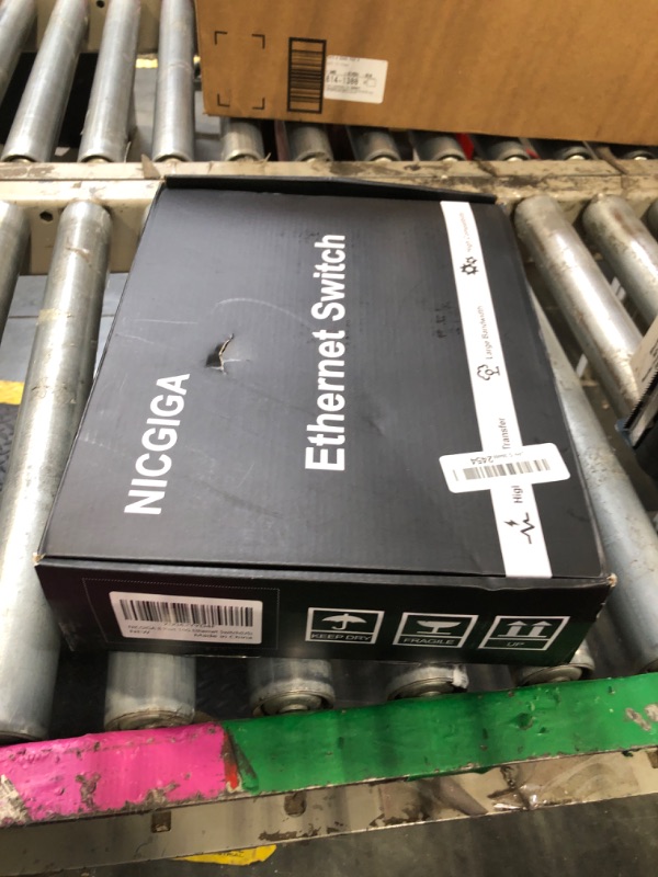 Photo 1 of 8 Port 10G Ethernet Switch Unmanaged,with 8X 10Gb Base-T Ports, NICGIGA 10Gbps Network Switch Easy for 10G NAS,PC,WiFi7 Router,10G Adapter/NIC. Desktop or 19-inch Rack Mount, Plug and Play.