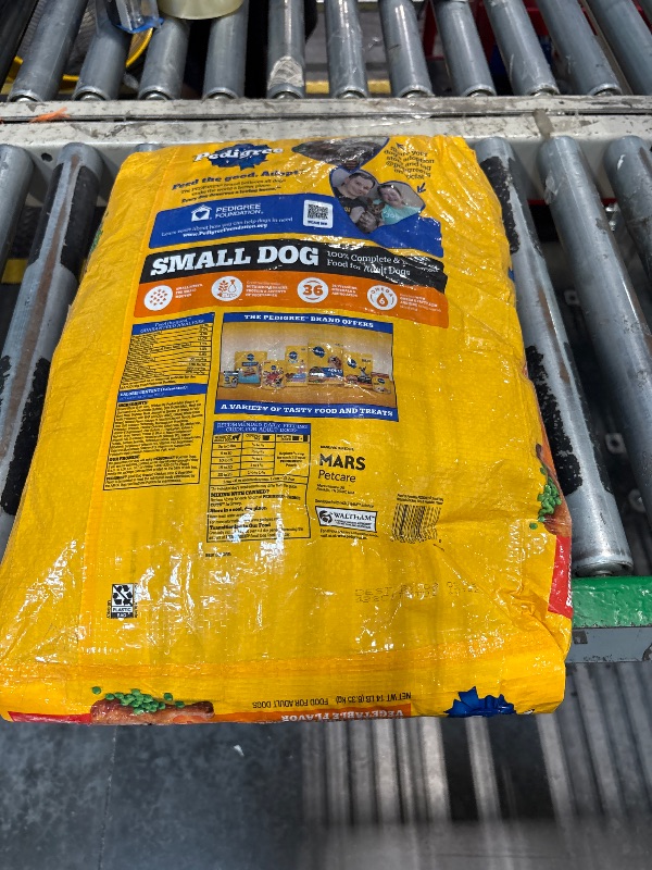 Photo 1 of **expires 8/6/2025**Pedigree Complete Nutrition Adult Small Dog Dry Dog Food, Roasted Chicken, Rice & Vegetable Flavor, 14 lb. Bag