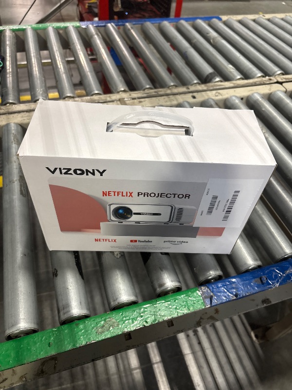 Photo 1 of [Netflix Officially/Dolby Audio] Smart Projector with WiFi and Bluetooth, VIZONY Native 1080P Projector with Apps Built in Netflix, Youtube, Hulu, Disney+, Portable Mini Projector for Indoor/Outdoor