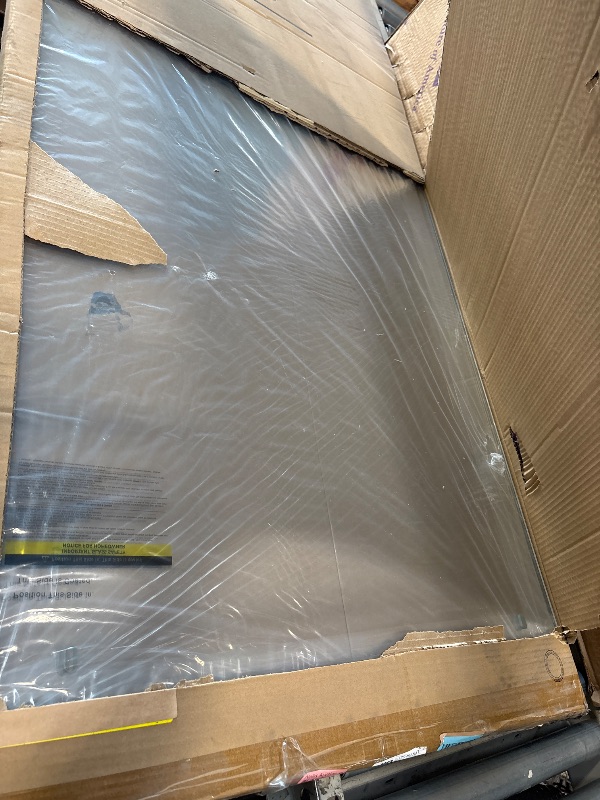 Photo 1 of **WILL NEED TRUCK FOR PICK UP**
Transolid BYPT608010L-BK-CB Brooklyn 58-60 in. W x 80 in. H Frameless Bypass Shower Door in Champagne Bronze Featuring Exclusive TrueMotion Technology with Low Iron Glass Glass