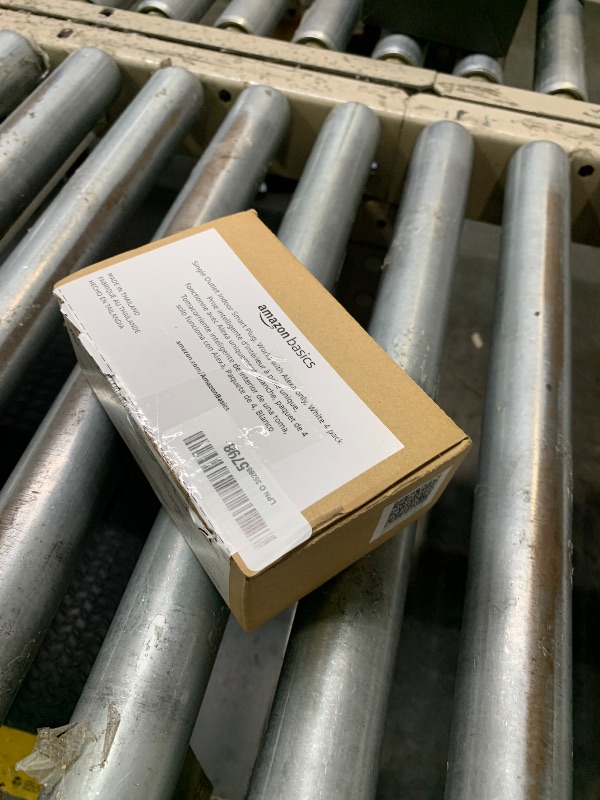 Photo 1 of Amazon Basics Smart Plug, Works with Alexa Only, 2.4 GHz Wi-Fi, No Hub Required, 4-Pack, White