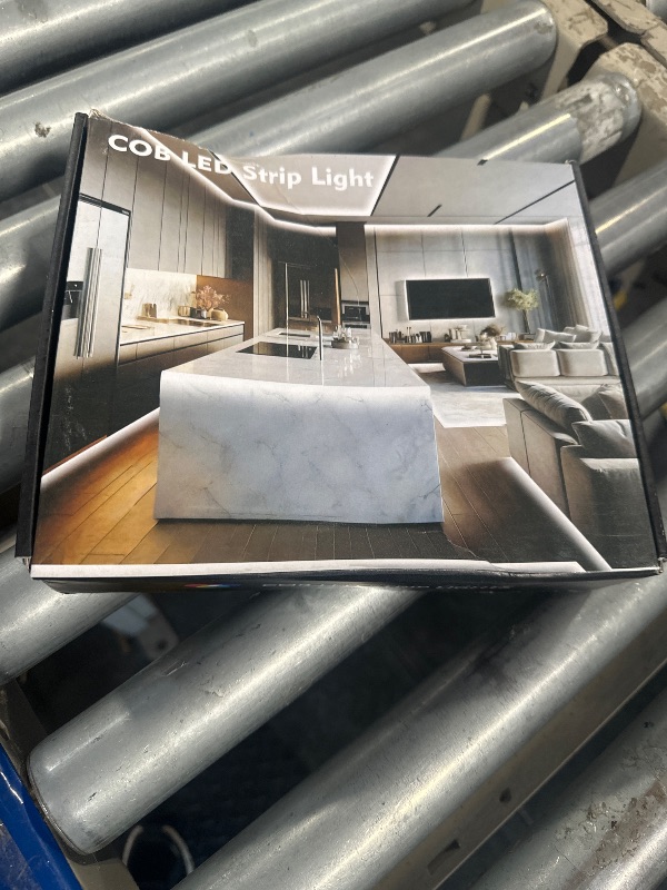 Photo 1 of 100FT COB Led Strip Lights, Uniform 6500K COB Rope Light,Bright Daylight White lights,High Density,App/Remote Control,Indoor 24V Cuttable Cabinet Lights for Bedroom,Bookshelf,Showcase,Kitchen