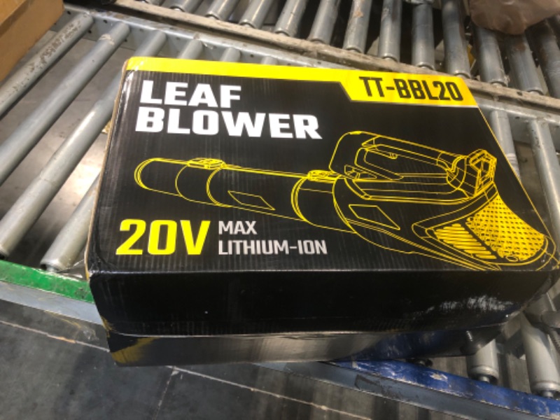 Photo 1 of VERVEWAVE Cordless Leaf Blower for Dewalt 20V Max Battery (No Battery), Electric Blower Cordless Up to 500CFM with 5-Speed Mode, Powerful Leaf Blower for Lawn Care Dust/Snow Blowing (Tool Only)
