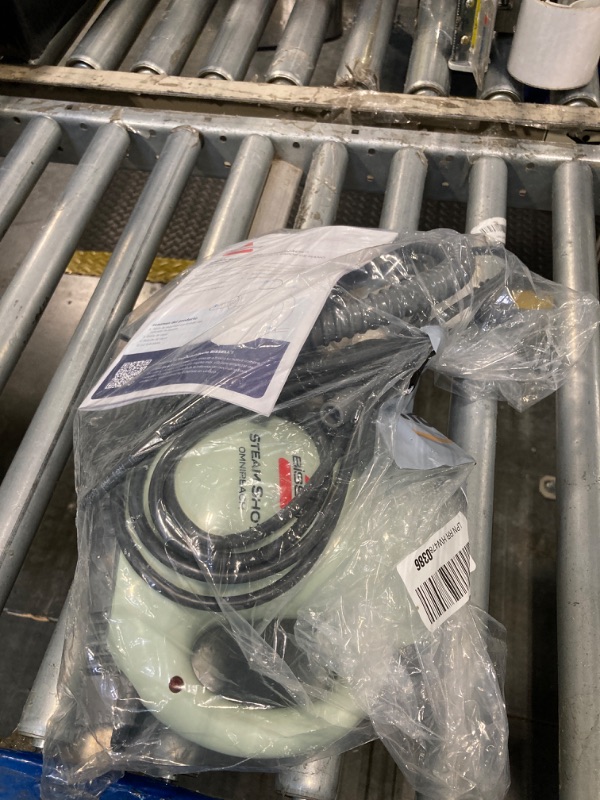 Photo 1 of *** missing parts*** electric connector broken*** BISSELL® Steam Shot™ OmniReach handheld portable steam cleaner for tile, grout, windows, bathrooms, kitchens, fabric steaming tool, includes 10 tools