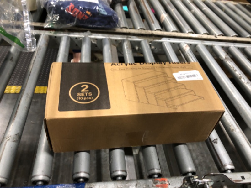 Photo 1 of ANDGOO 10 Pack Large Acrylic Display Stands, 10Pcs Perfume Stand Organizer, Easy to store Clear Cupcake Stand, Display Risers for Retail Stores Special Events Exhibitions Home Decoration