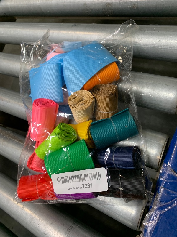 Photo 1 of 1-1/2 Inches Grosgrain Ribbons Fabric Ribbons, 20 Colors*2 Yards Each Total 40 Yards, Boutique Ribbons for Gifts Wrapping, DIY Bow Hair Accessories