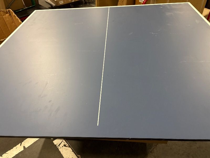 Photo 1 of **ONLY ONE PART OF THE TABLE**JOOLA Tour Indoor Ping Pong Table with Quick Clamp Table Tennis Net - 10 Minute Assembly - Foldable Indoor Surface with Single Player Playback Mode - Competition Grade MDF Top - Tournament Quality