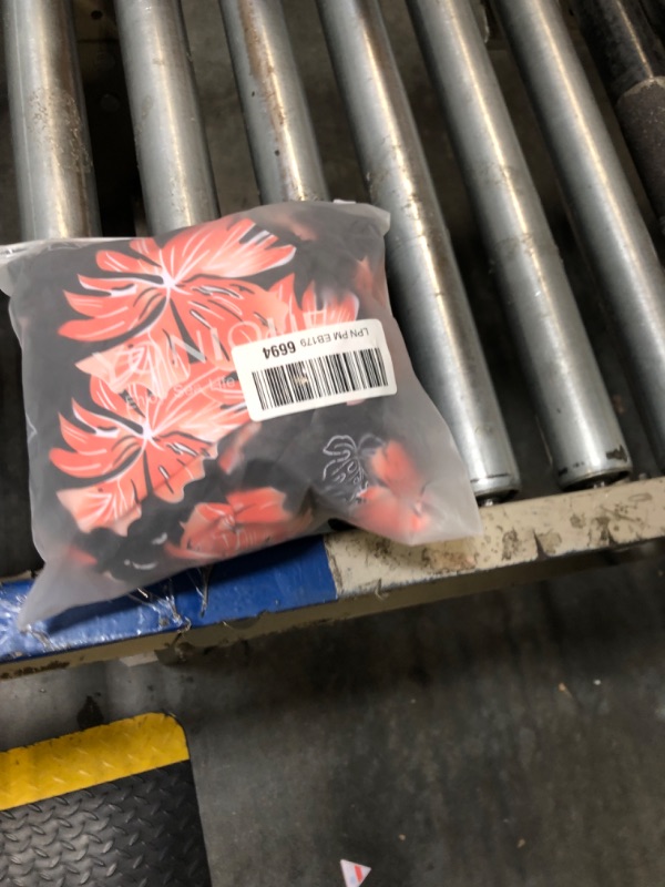 Photo 1 of Yonique Two Piece Tankini Swimsuits for Women with Shorts Tummy Control Bathing Suits Athletic Swimwear Black and Orange Floral M