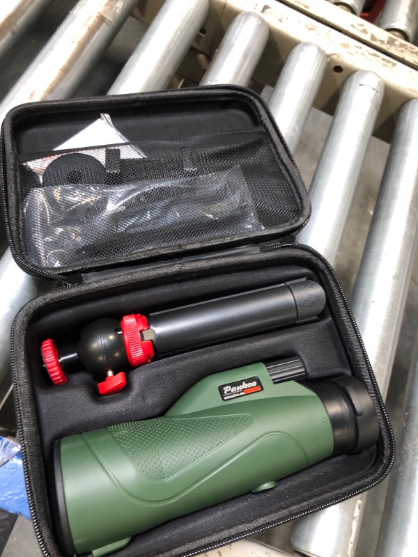 Photo 1 of 12x60 HD Monocular Telescope for Adults with Smartphone Adapter Tripod Hand Strap - High Power Monoculars Equipped with Large BAK4 Prism & FMC Lens - Suitable for Bird Watching Sports Hiking Traveling