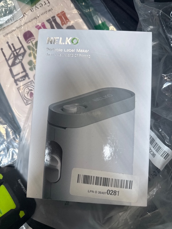 Photo 1 of Nelko Label Maker Machine with Tape, P21 Bluetooth Label Printer, Wireless Mini Label Makers with Multiple Templates for Organizing Office Home, White