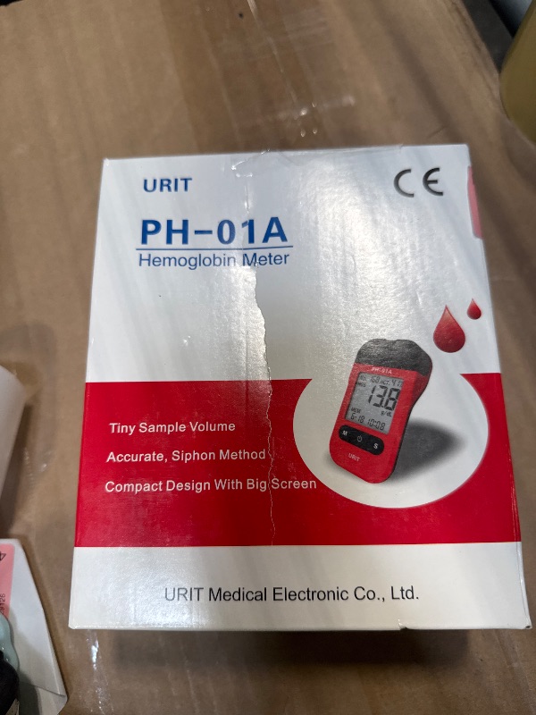 Photo 1 of BESTAR LAB Hemoglobin Test Kit with 25 Hemoglobin Test Strips, Hemoglobin Test Meter for Home Use, Hemoglobin Tester Kits, Easy to Use.