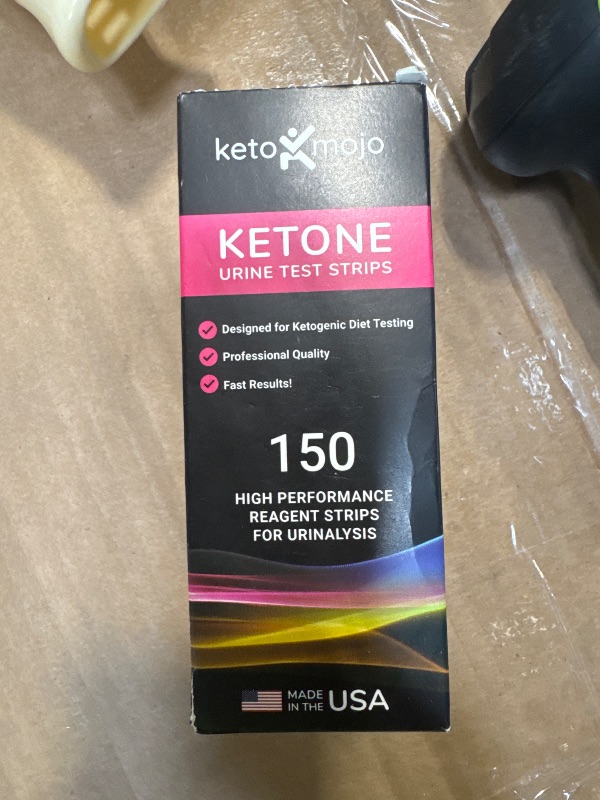 Photo 1 of 150 Ketone Test Strips with Free Keto Guide eBook & Free APP. Urine Test for Ketosis on Ketogenic & Low-Carb Diets. Extra-Long Strips.