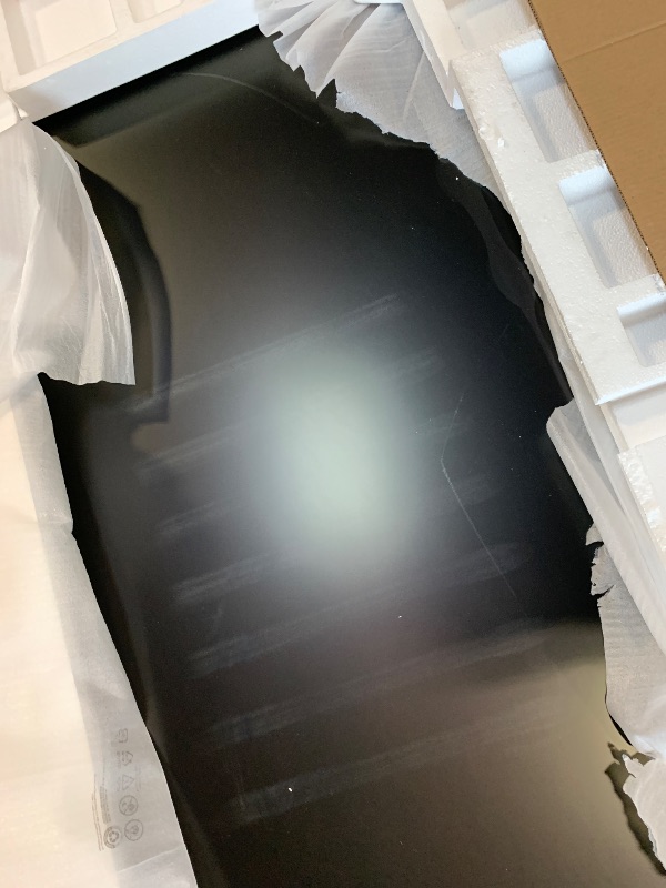 Photo 1 of ***FOR PARTS, SCREEN IS BROKEN!*** Samsung 75-Inch Class QLED 4K LS03D The Frame Series Quantum HDR Smart TV w/Dolby Atmos, Art Mode, Anti-Reflection, Customizable Frame, Slim Fit Wall Mount with Alexa Built-in (QN75LS03D, 2024 Model)