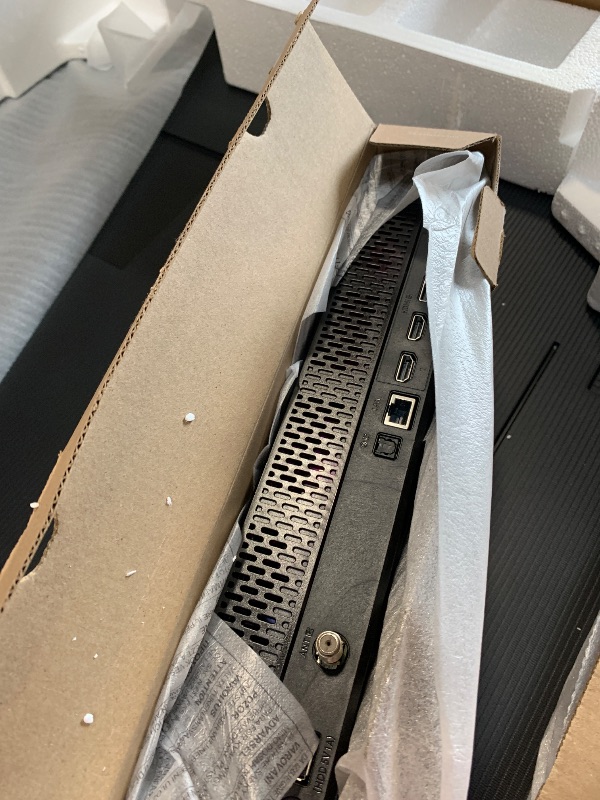 Photo 1 of ***FOR PARTS, SCREEN IS BROKEN!*** Samsung 75-Inch Class QLED 4K LS03D The Frame Series Quantum HDR Smart TV w/Dolby Atmos, Art Mode, Anti-Reflection, Customizable Frame, Slim Fit Wall Mount with Alexa Built-in (QN75LS03D, 2024 Model)