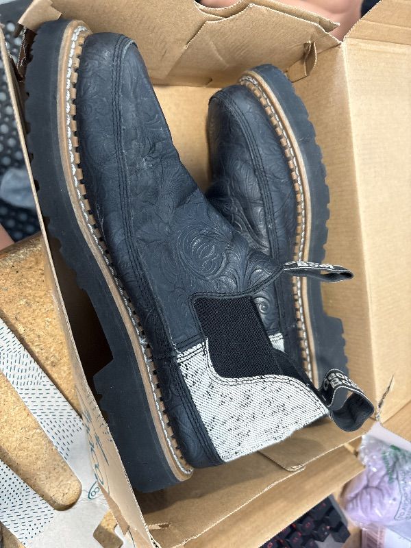 Photo 1 of **REVIEW PHOTOS** Georgia Boot unisex adult GB00084 Mid Calf Boot, Black, SIZE 9.5 M US         