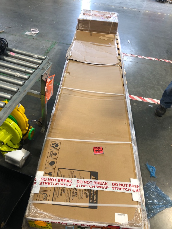 Photo 1 of ***XL ITEM***MAY NEED A TRUCK***Hathaway Merlot 12 Ft Shuffleboard Table for Home Family Game Room - with Lacquer Coated Playfield, Built-in Scorer & Cabinet, Climate Adjusters, Leg Levelers, 8 Pucks, Brush & Wax - Espresso Finish
