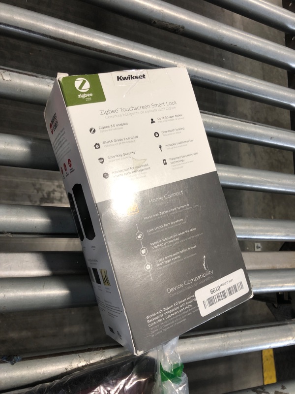 Photo 1 of Kwikset 916 Keyless Entry Touchscreen SmartCode Electronic Deadbolt Smart Lock featuring SmartKey Security and ZigBee 3.0 Technology in Traditional Venetian Bronze, Zigbee Hub sold seperately