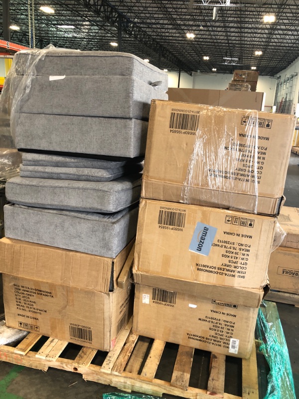 Photo 1 of ***MAY NEED A TRUCK***Oversized 8 Seater Modular Storage Sectional Sofa Customizable Seating Group Sofa&Couch Convertible Sleeper Sofabed W/Movable Ottoman & Seat, U-Shaped Chenille Upholstered Sofa Couch for Living Room