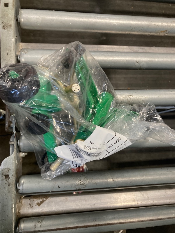 Photo 1 of [2 Pack] RESTMO 3-Arm Metal Sprinkler with Wheel Base, 360 Degree Automatic Rotary Lawn Sprinkler System for Garden Plant, Flower Bed and Yard Watering and Large Yard Area Watering