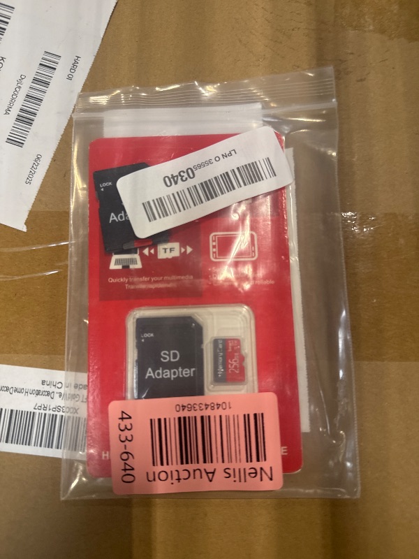 Photo 1 of 2 Pack 256GB TF Card with SD Adapter, Ultra High Speed C10 SD Card TF Memory Card