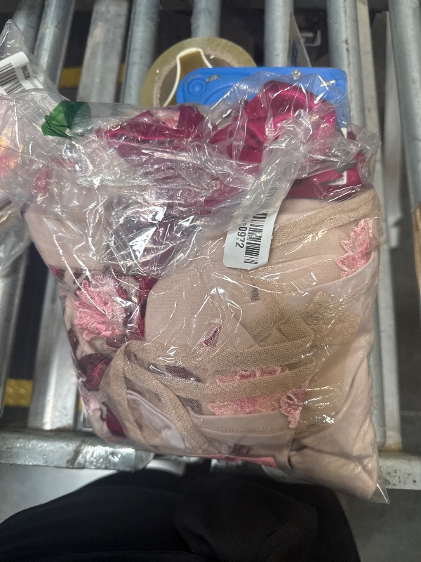 Photo 1 of Adrianna Papell Women's Cascading Floral COLMN GWN, Merlot Multi/Nude size 14