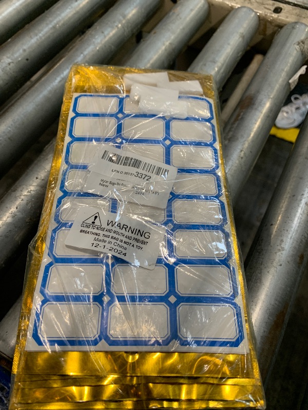 Photo 1 of 150 Pcs Mylar Bags for Food Storage - 5x8 Stand Up, Resealable, Smell Proof, Freeze Dried Candy Packaging