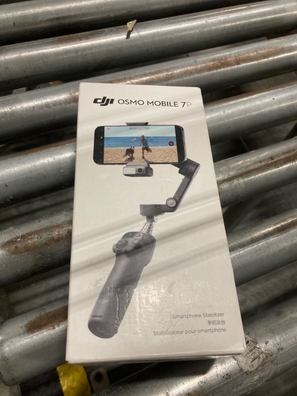 Photo 1 of DJI Osmo Mobile 7P Gimbal Stabilizer for iPhone, Android, Native Tracking, Lighting, 3-Axis Phone Gimbal, Quick Launch, One-Tap Edit, Built-in Extension Rod & Tripod, 10hrs Use, Phone Charging.