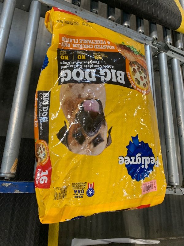 Photo 1 of **BBD 07/24/2025**Pedigree Complete Nutrition Big Dog Dry Dog Food, Roasted Chicken, Rice and Vegetable Flavor, 16 lb. Bag