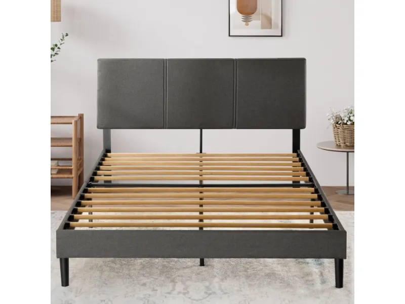 Photo 1 of **SIMILAR ITEMS**ZINUS Platform Queen Bed Frame with Split Headboard
