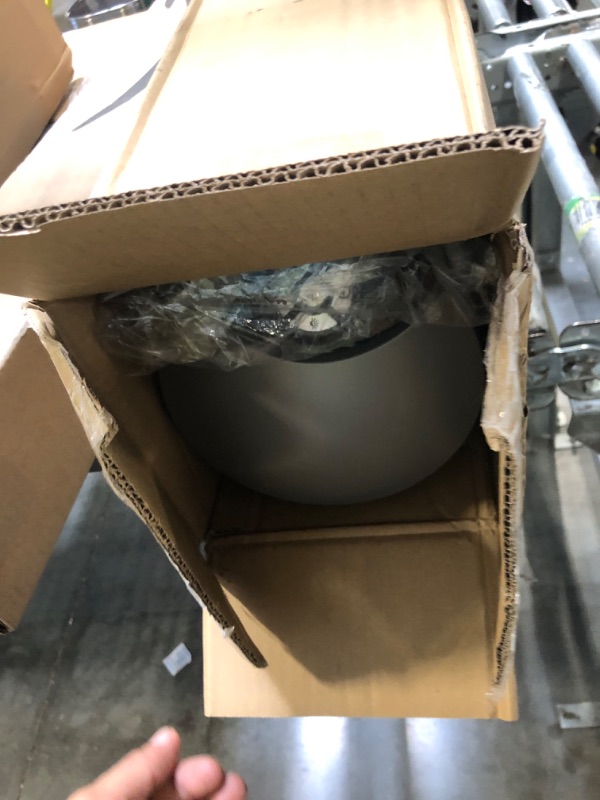 Photo 1 of ***Base is missing***Lasko Oscillating Tower Fan with Remote, Quiet Floor Fans for Bedroom, 42", Woodgrain and Grey      