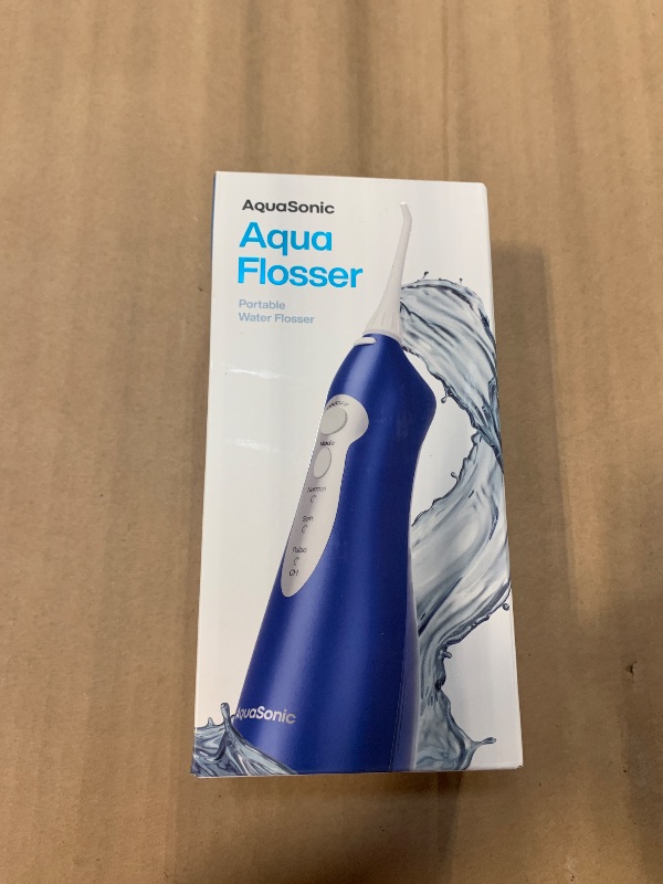 Photo 1 of ***missing parts***AquaSonic Water Flosser - Cordless Rechargeable Water Flossers for Teeth Cleaning - Waterproof Aqua Flosser, Portable Oral Irrigator for Dental Cleaning with 5 Jet Tips – Braces Home Travel