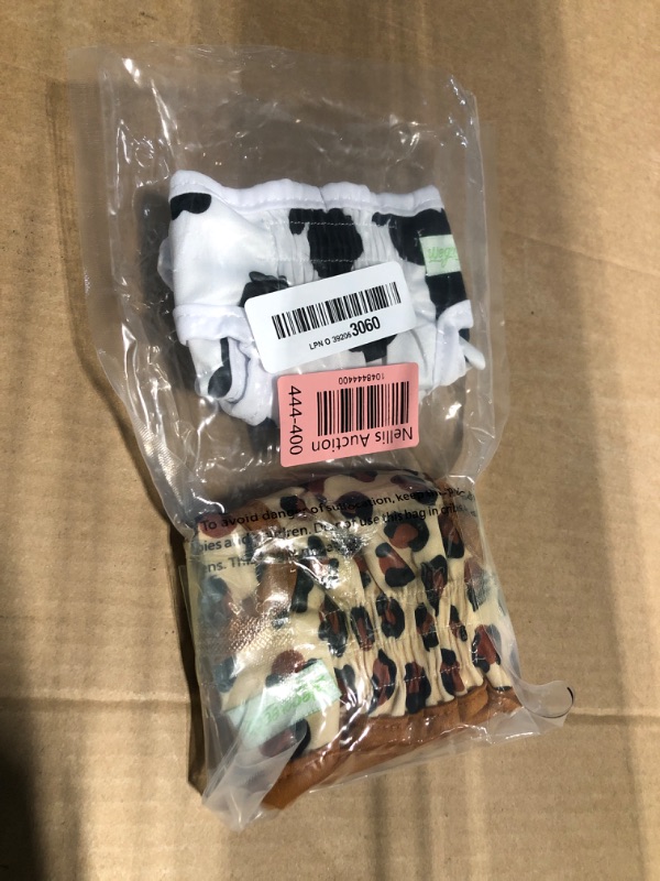 Photo 1 of *** MISSINGH A PAIR*** wegreeco Luxury Washable Reusable Dog Diapers (Stylish Pattern) - Female Dog Diapers, Doggie Diapers, 3 Pack (Cheetah Print, Small)