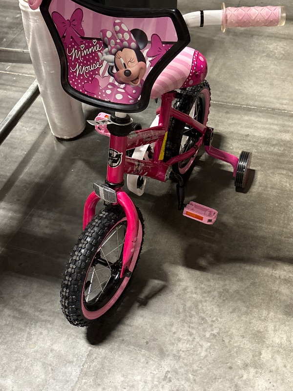 Photo 1 of **FINAL SALE**Huffy 12" Disney Minnie Mouse Kids' Bike, Fits Riders 3'1" - 3'5", Pink, Child, Girl's
