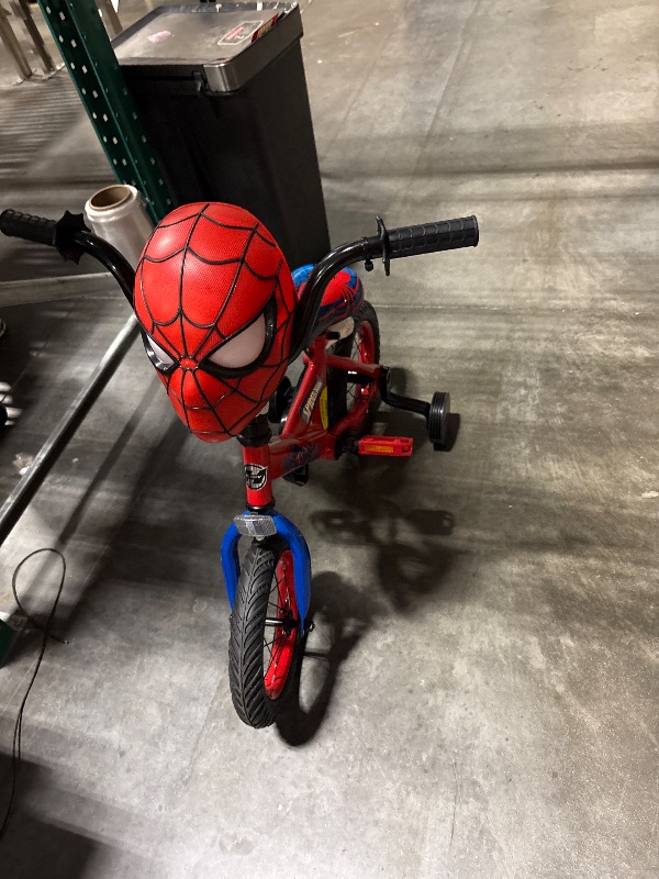 Photo 1 of **FINAL SALE**Huffy 12" Marvel Spider-Man Kids' Bike, Fits Riders 3'1" - 3'5", Red, Child, Boy's
