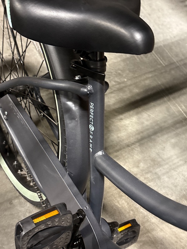 Photo 1 of **FINAL SALE/MINOR DENT TO BACK FENDER**26" Kent Bayside Cruiser Bicycle, Fits Rider 5'2"-5/10", Gray, Adults, Unisex
