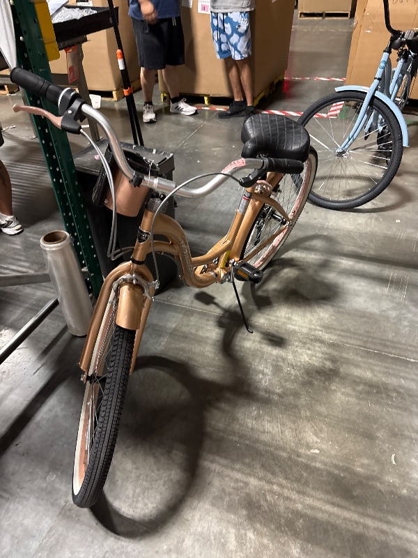 Photo 1 of **FINAL SALE/MINOR SCRATCHES**26" Kent Bayside Cruiser Bicycle, Fits Rider: 5'2"-5'10", Rose Gold, Adult, Unisex
