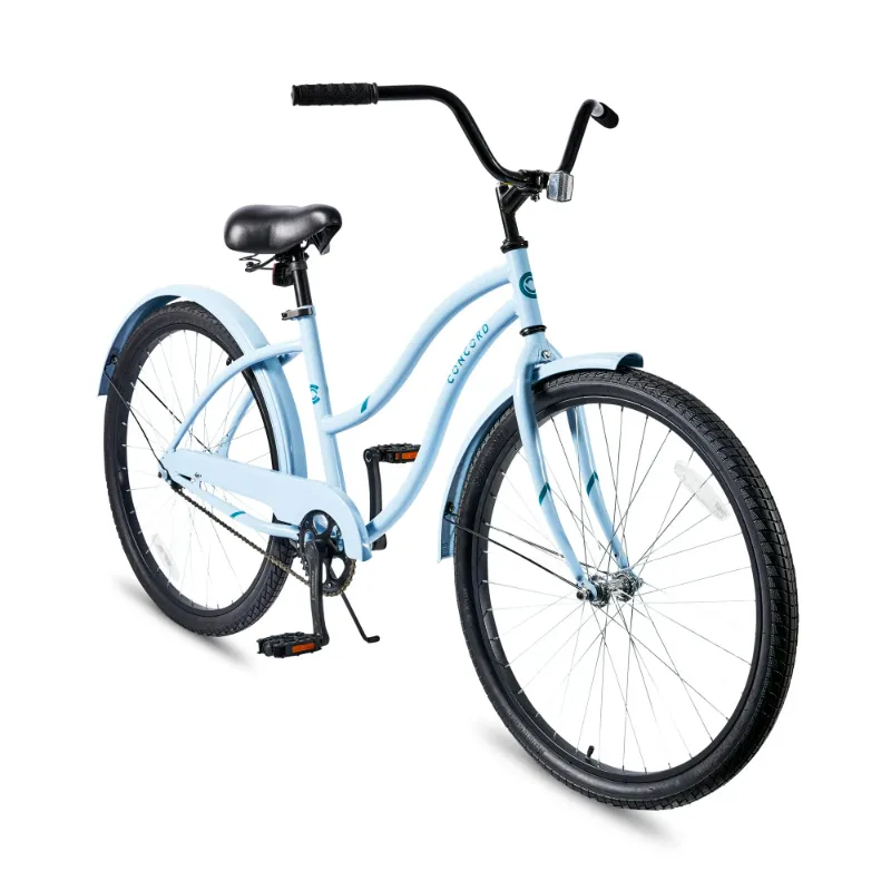Photo 1 of **FINAL SALE/MINOR SCRATCHES/DENT TO BACK FENDER**26" Concord Pacifica Cruiser Bicycle, Fits Riders 5'2" - 5'10"+, Adult, Unisex, Light Blue
